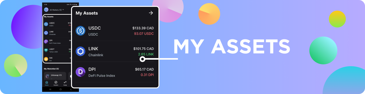Home screen assets