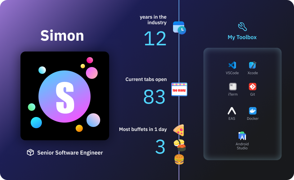Simon Stats Card